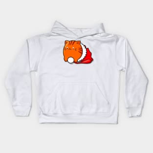 cute cat love christmas Kids Hoodie